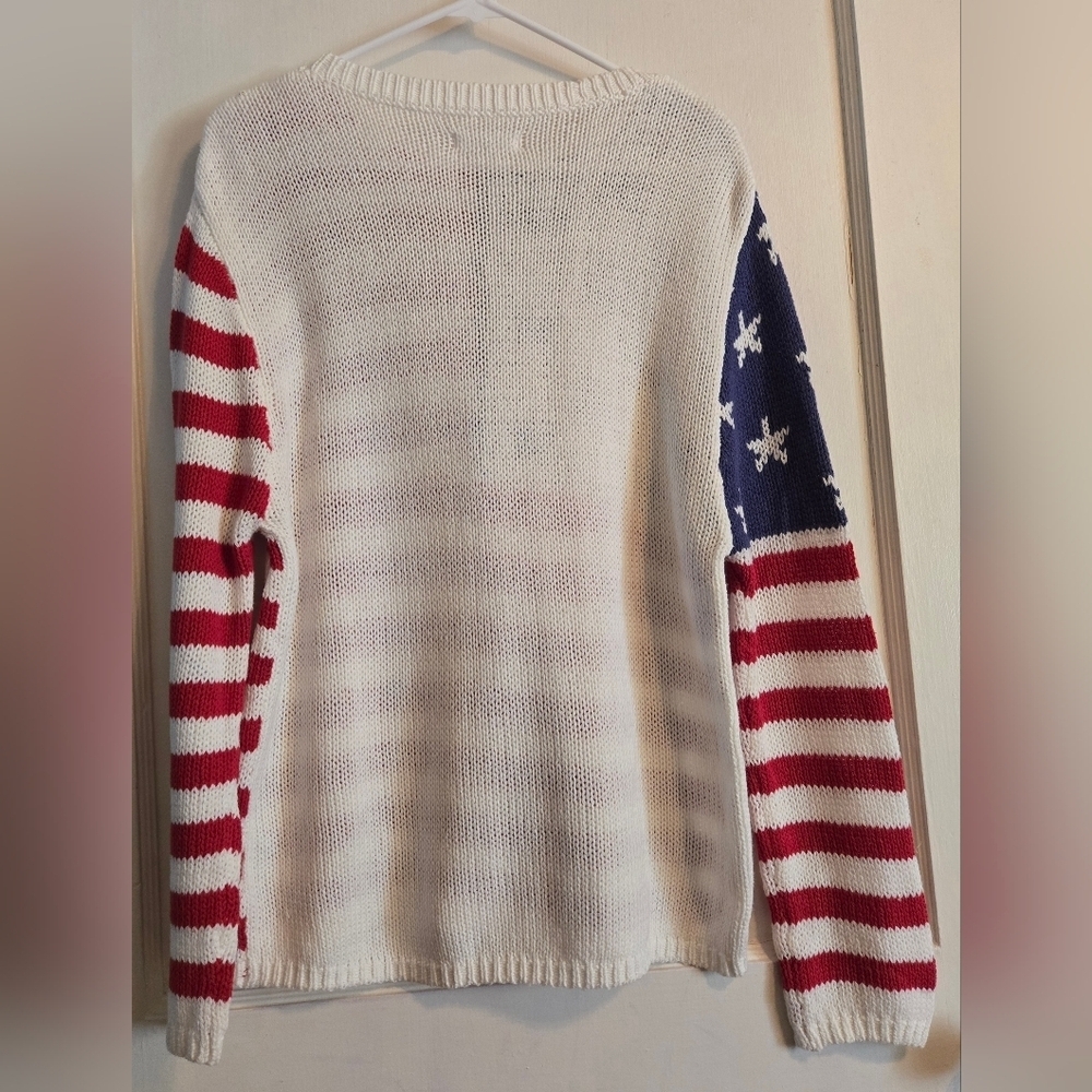 NWT | Grayson Threads | American Flag Knit Striped Sweater | Size: Medium - Picture 6 of 15
